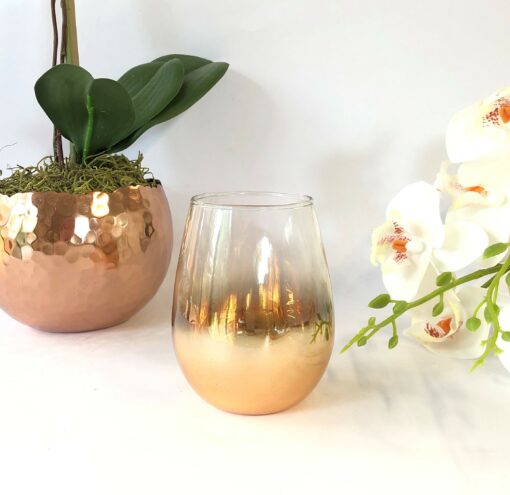 Rose Gold Riley Stemless